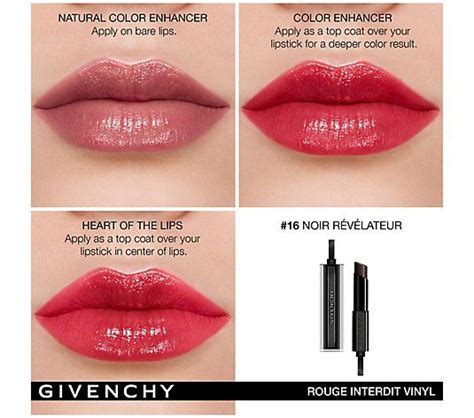 givenchy interdit black magic lipstick.